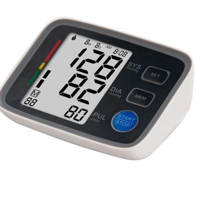 China Metal LED Curved Screen CE ISO Approved BP Monitor Automatic BP Machine Digital Arm Blood Pressure Monitor for sale