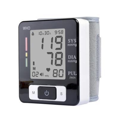 China Medical Automatic Metal LCD Digital Wrist Sphygmomanometer Blood Pressure Monitor Boiling Point Tonometer Blood Pressure Monitor for sale