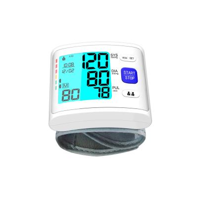 China 2022 Hot Selling White Metal BP Monitor Color U60 K Blood Pressure Monitor Machines For Elder Digital Wrist Bp Monitor for sale