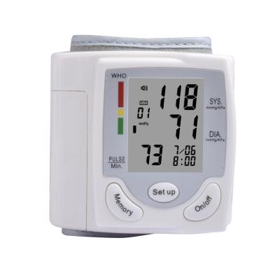 China Wholesale Metal Best Price Electronic Blood Pressure Monitor Wrist Bp Monitor for sale