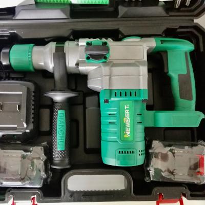 China Hot Selling SDS Cordless Brushless Rotary Drill/Hammer Triple Function Max 3-26 Battery Demolition Hammer/Drill Hammer 10c for sale