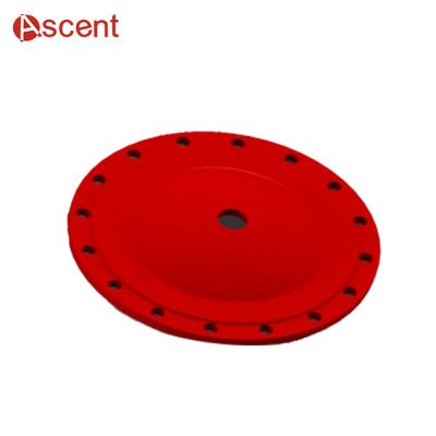 China Empty Flange EN545 EN598 ISO2531 EN1092-2 DI Ductile Iron Blank Flange With Center Drilled And Tapped for sale