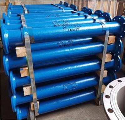 China EN545 EN598 ISO2531 DI DUCTILE IRON DOUBLE FLANGE PIPE WELD ON FLANGE for sale