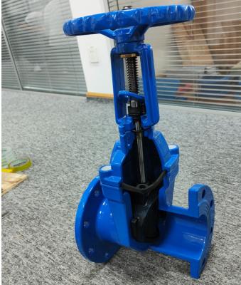 China Water clear or RESILIENT GATE VALVE UP medium like water ROD RS WHEEL FLANGE SEAT DI DUCTILE IRON DIN3352-F4 F5 DN80-DN1200 for sale