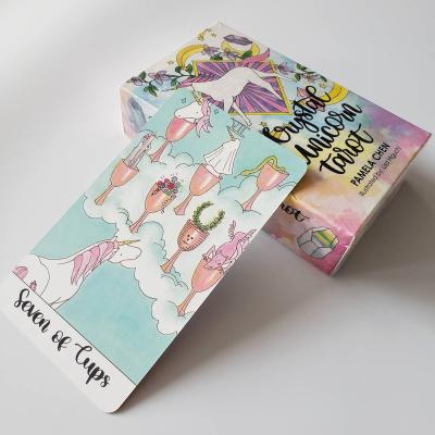 China New Design Entertainment Customized Style CMYK 4C Tarot Card Packs Printing With Boxes for sale