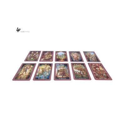 China Entertainment High Quality Printed Custom Design Oracle Deck Tarot Deck Cards Playing Cards Game for sale