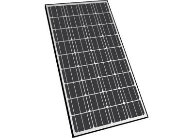 China Schwarzes Farbemonokristallines Solarmodul anodisierter Aluninium-Legierungs-Rahmen zu verkaufen