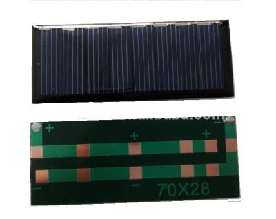 Cina Pannello solare policristallino 2v 0.6w dell'epossidico dell'OEM della batteria di Diy del bordo del silicio in vendita