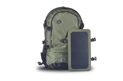 China Bolso solar al aire libre del cargador que acampa/material accionado solar del poliéster de la mochila en venta