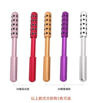 China 24/30 golden germanium beauty roller stretching products beauty roller 2021 beauty roller in other massager products 24/30 golden germanium beauty roller for sale