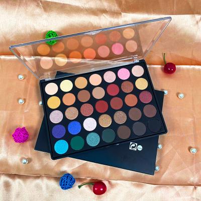 China Waterproof 2021 New Cosmetics Makeup To Create Your Own Brand 35 Colors Custom Eyeshadow Palette for sale