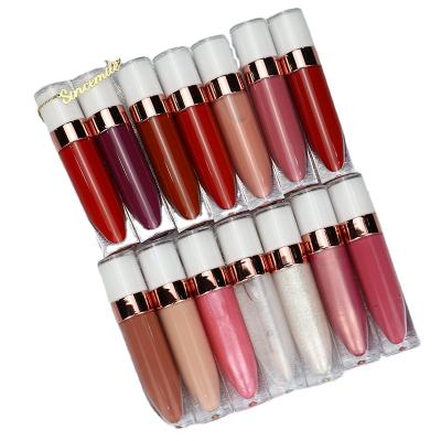 China Wholesale Vegan Matte Tube Private Label Lip Gloss 113 Colors Nude Lip Gloss Waterproof White Liquid Lipstick for sale