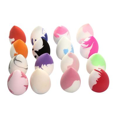 China Latex Puff Set Makeup Sponge Free Soft Mixed Color Cosmetic Makeup Beauty Egg Easy Cleaning for sale