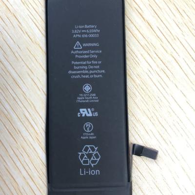 China Replacement High Quality Li-polymer Battery Real Cellphone Mobile Phone Capacity Batteries For Phone 6/6s for sale