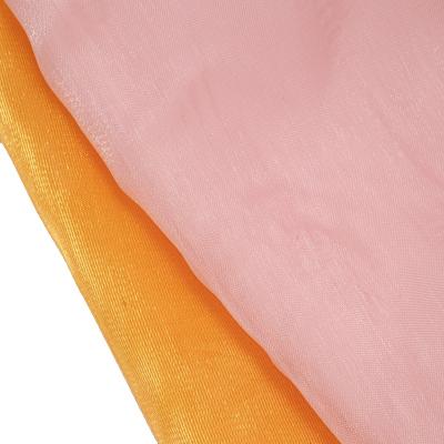 China Shrink-Resistant 100% Polyester Silk Organza For Wedding for sale