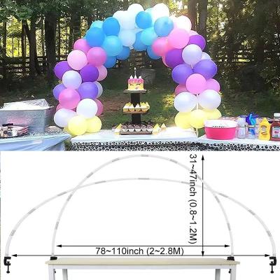 China Plastic Table Arch Bracket Balloon Arch Group Table Arch Clip for sale