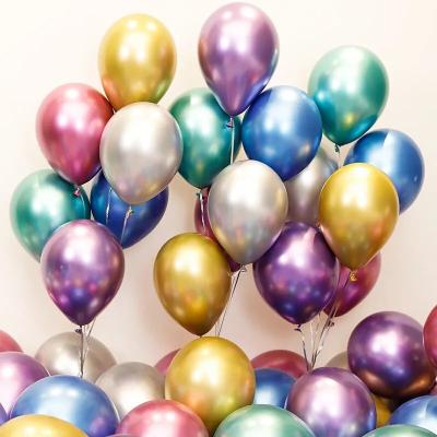 China Gift Toy Wholesale 10 Inch 2.8g Latex Balloon Toy Balloon Party Birthday Wedding Decoration Metallic Balloon for sale