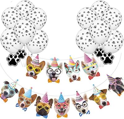 China Advertising Toy Dog Birthday Party Supplies, Cute Puppy Birthday Party Supplies for Kids Includes Dog Party Decoration for sale