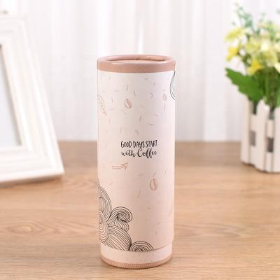 China Recyclable Custom Round Coffee Tea Lip Gloss Paper Tube Can Packaging Boxes Container for sale