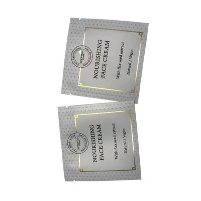 China Food Three Sides Seal Empty Sachet Oil Sachet Sample Sachet for sale