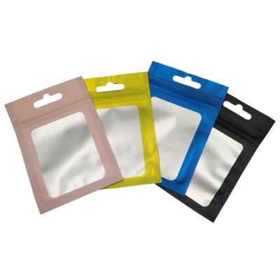 China Customized Printed Matte Clear Pouch High Performance Zipper Bags Moisture Proof For Commodity Packing for sale