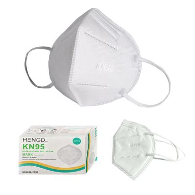 China Daily civilian use KN95 masks 95% 5 layer KN95 respirator kn95 filtering particulate mascarillasill in stock for sale