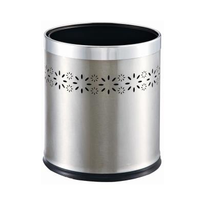 China Sustainable Popular Design Factory Custom Bathroom Metal Trash Can for sale