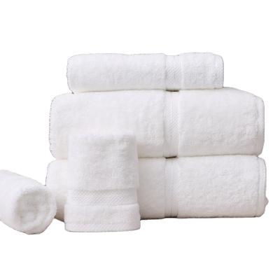 China QUICK DRY Hot Sale Cotton Hotel Face Cloth White 100% Woven Bath Towel for sale