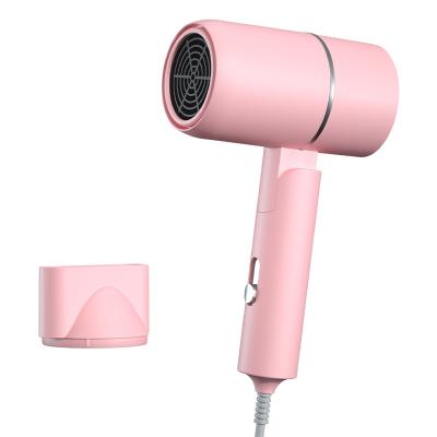 China Ionic Household Portable Folding Handle Travel Blu-ray Colorful Hair Blow Dryer for sale