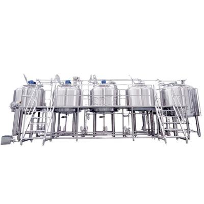 China 1000L Four Brewery Vessel / Hot Liquor Tank Customized Stainless Steel Brewery Equipment for sale