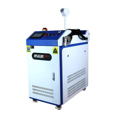 China Metal Surface Cleaning Razortek Fiber Laser Cleaning Machine 2000w For Rust Removal Laser Remover for sale