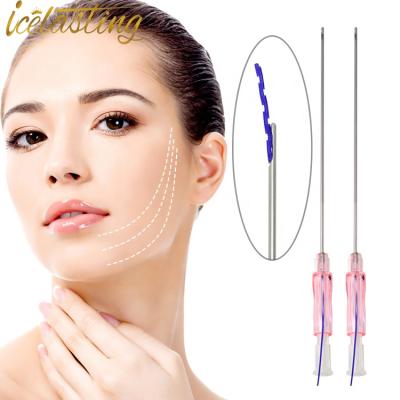 China Easy operation Korea tooth wire pdo eyebrow lifting 3 d 4d 6d hil L 21g*60mm blunt for sale