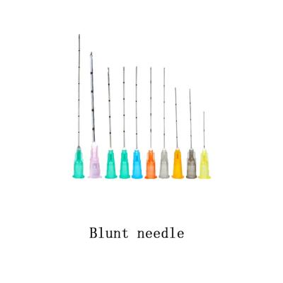 China Face Tip 23g Disposable Micro Needle Blunt Cannula For Filler for sale