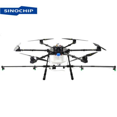 China Carbon Fiber Sinochip Agriculture Drone Sprayer for Crops GPS Helicopter UAV for sale