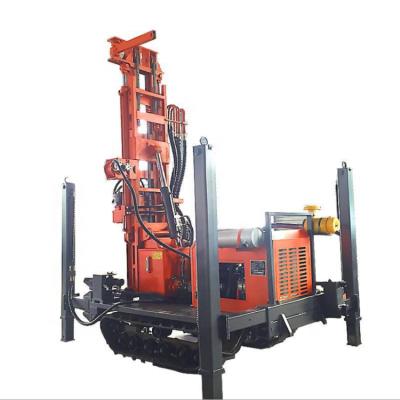 China Crawler Water Well Drilling Rig Diesel Hydraulic 200m Hydraulic Water Drilling Well Rig Machine for sale