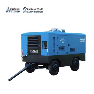 China Kiahsan 1mpa 75kw Small Refrigerator Italy Diesel Lubricated Air Compressor for sale