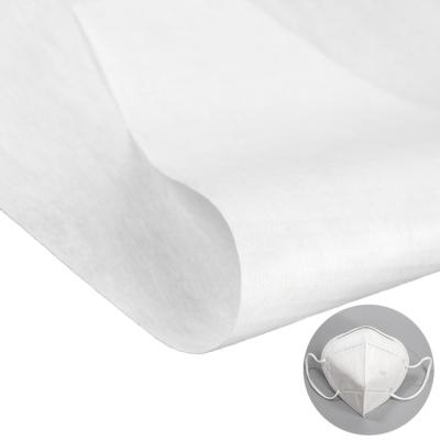 China Breathable PP Melt Blown Fabric Melt N95 FFP2 Non Woven Face Mask Material Blown Nonwoven Fabric for sale