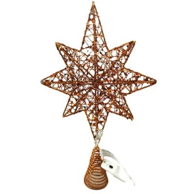 China Christmas Decorations for Hotels Restaurants Stores Wholesale Party Color Christmas Tree Custom Star Courtesy Top Star for sale