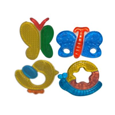 China Soft EVA baby teether baby toy three-color water-filled material instruments and baby Teether for sale