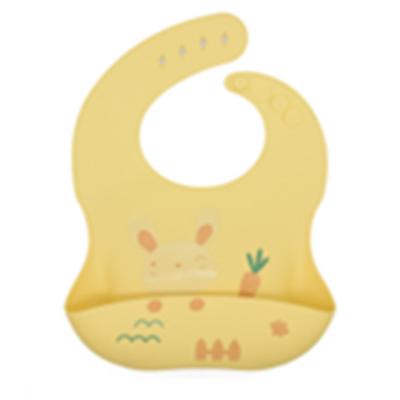 China Manufacturer BPA Free Customization Silicone Bib China Silicone Wholesale Baby Bibs Soft Easy Clean Style New for sale