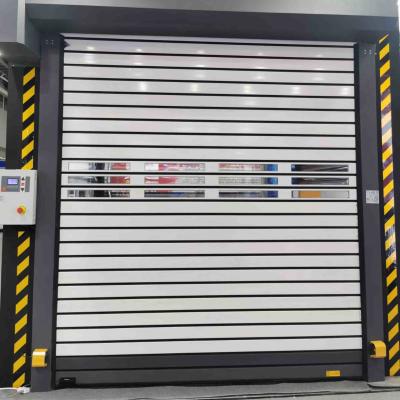 China Spiral Rapid Roller Shutter Doors , Aluminum High Speed Rolling Shutter for sale