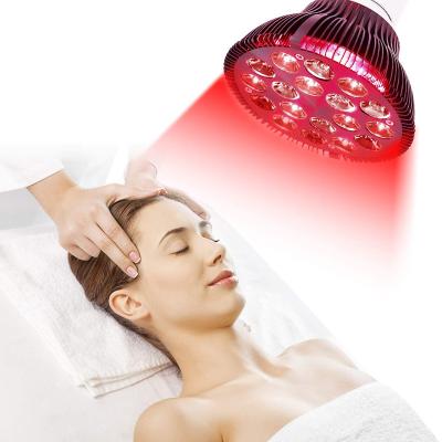 China Skin Tightening Factory Par Lamp Protable E27 54W Handheld Facial Led Device 660nm 850nm Professional Infrared Red Light Therapy Bulbs for sale