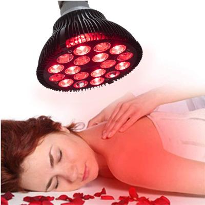 China Skin Tightening Hot Sale Facial Led Infrared Lamp 54W Protable Device 660nm 850nm Red Light Therapy Bulb For Skin Rejuvenation for sale