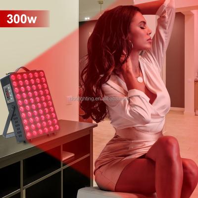 China Black 300W Red Led Light Therapy Home Facial Blood Vessel Removal 660Nm 850Nm Near Infrared Light Skin Beauty Device Pdt for sale