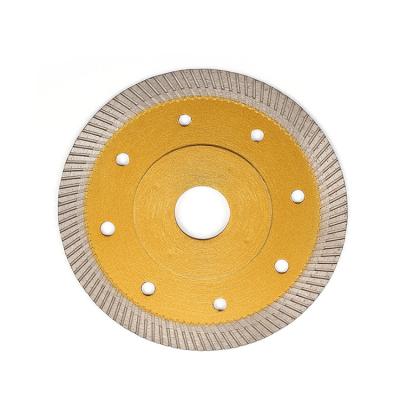 China Hot Pressed Type Turbo Flange Diamond Saw Blade 105mm 20mm for sale