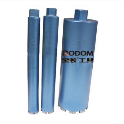 China Long Stone RODOM 162mm*450mm Reinforced Stone RODOM 162mm*450mm Reinforced Stone RODOM Rock Carbide Concrete Hard Plated Rod Diamond Surface Stepped Core Drilling Machine Bits for sale