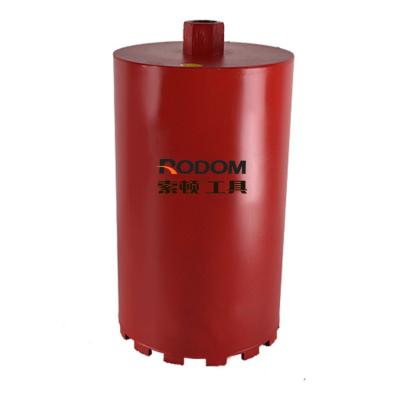 China Stone Diameter 300mm Reinforced Concrete Hard Stone Application Welded Quality Diamond Core Drill Bit For Dry Concrete RODOM for sale