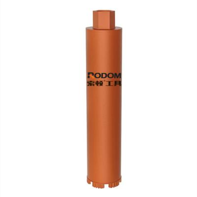 China Small Stone RODOM 22mm Reinforced Concrete Hard Hollow Tile Diamond Crown Wet And Dry Core Bit Drill For Drilling Concrete Wall for sale