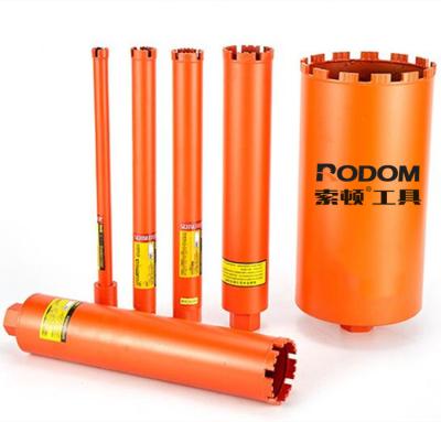 China Diamond Core Drill Bits For Stone 32mm Hexagon Hard Shank RODOM Reinforced Concrete Dry Stone Drilling Stone Porcelain for sale