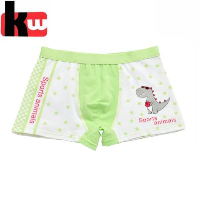 China Antibacterial Customized Kid Underwear Kids Boys Shorts Boxer With Cartoon Print for sale